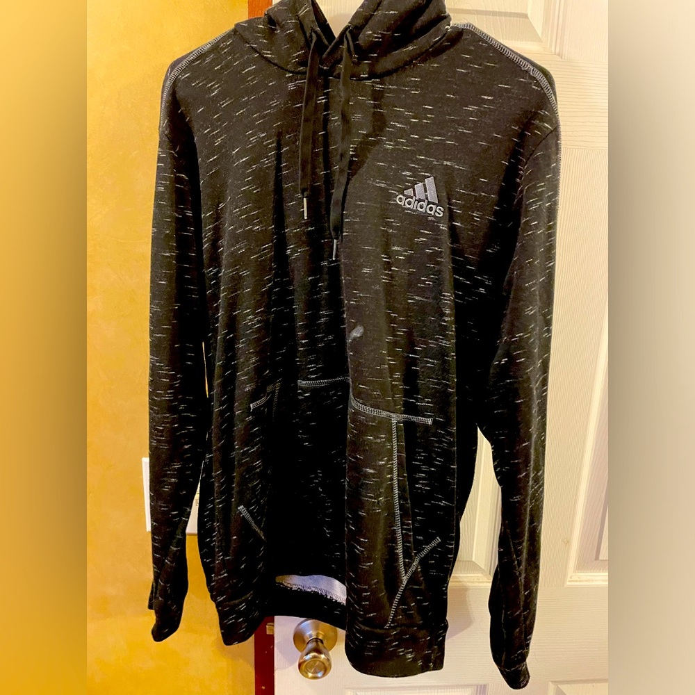 Men’s medium black Adidas hoodie